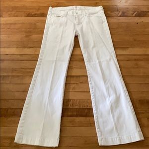 7 for all mankind size 31 Dojo white jeans